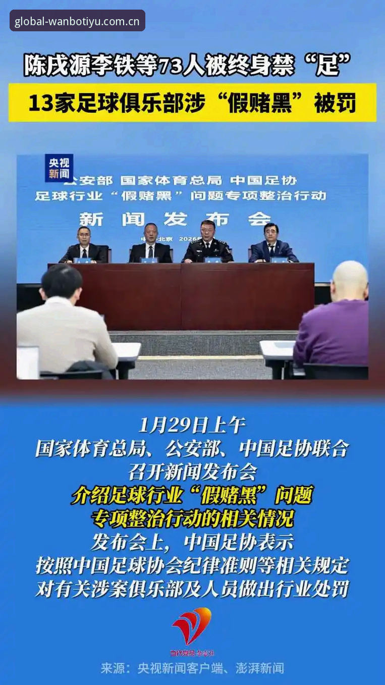 足球行业整肃风暴实用解读：从三批禁足名单看行业自净，这些必备知识值得了解